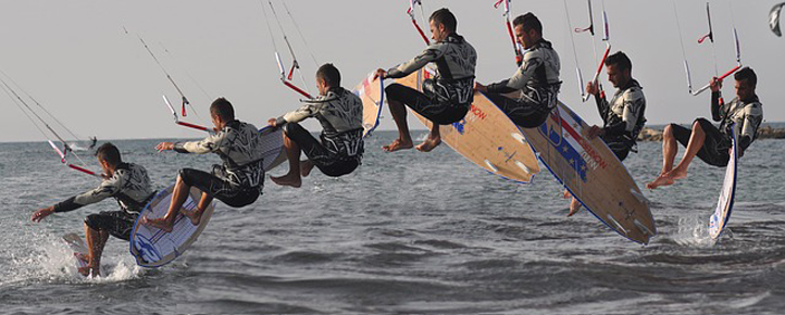 Kitesurf pour enterrement de vie de garçon