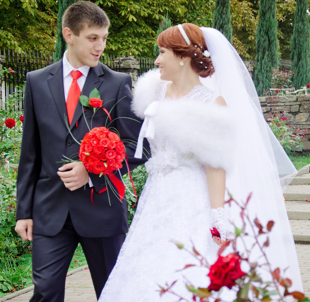 mariage sur le thème rouge passion