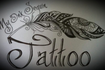 My Ink Sequin Tattoo