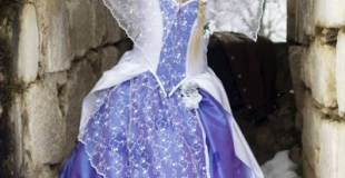 Robe Raiponce: robe de mariée à thème