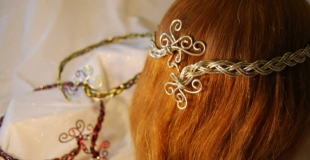 Tiares fil d'aluminium