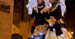 Echassiers lumineux pour mariage