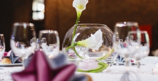 Mariage Gris et Rose d'une cliente