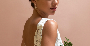 Boucles d'oreilles mariée