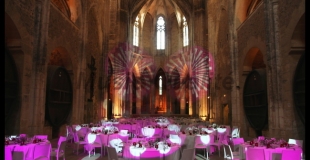 Soirée de mariage à l'abbaye de valmagne