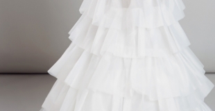 Jupon de mariée avec 4 cerceaux en 320 cm de circonférence avec traine