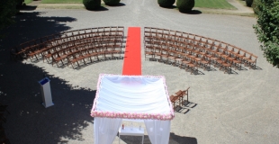 Cérémonie avec tonnelle Le temps d'un jour