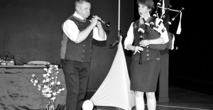 animation pendant le vin d'honneur