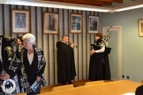 Accueil des mariés à la mairie