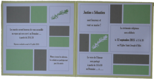 Intérieur du faire-part