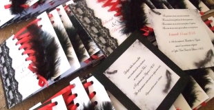 Faire-part avec couleurs modifiées