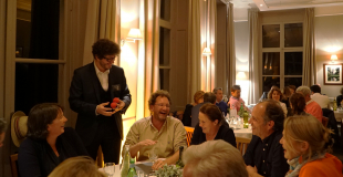 superbe ambiance en repas close-up