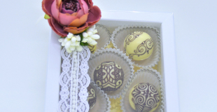 Coffret de chocolats belge décoré et personnalisable