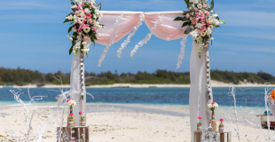 Mariage sur une ile deserte a une heure de l'Ile Maurice