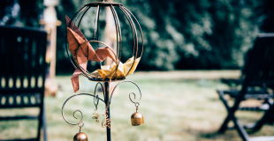 entrée d'allée pour cérémonie laïque origami