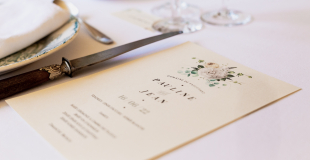 Faire-part de mariage élégant