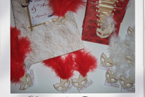 Faire-part, livre d'or Marque-place Venise