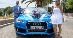 Voiture mariés