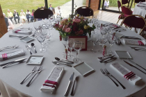 mariage rose/rouge