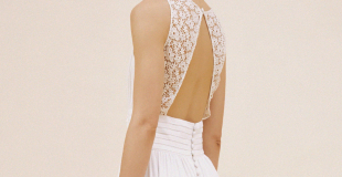 Robe de mariée dos nu en dentelle écoresponsable Myphilosophy