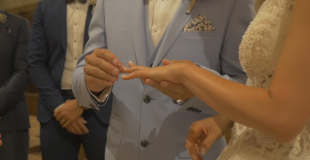 Echange des bagues Vidéaste Mariage