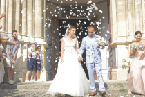 Mariage sortie église Vidéaste