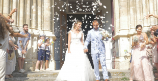 Mariage sortie église Vidéaste