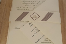 Faire-part traditionnel Van den Velde