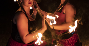 Avec Toi - spectacle de feu en duo 2