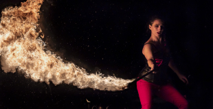 Avec Toi - spectacle de feu en duo 2